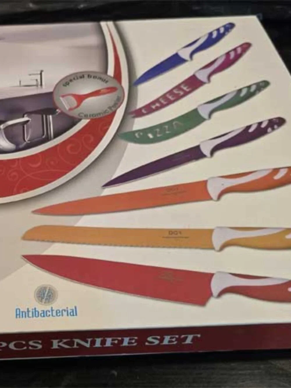 DGI Swizterland Design 7-piece Knife Set & Ceramic Peeler NEW